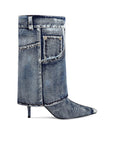 Alessia Denim Stiletto Boot