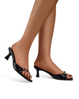 Ava Kitten Heel Mule