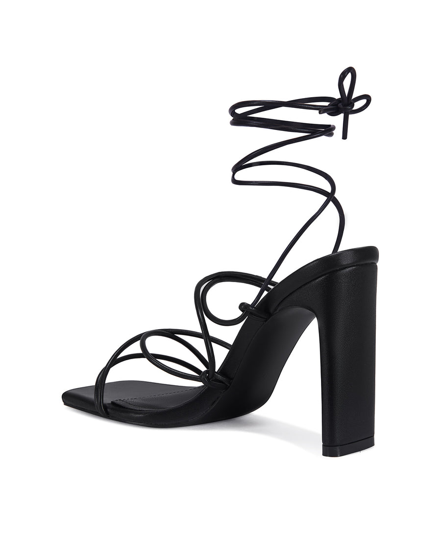 Eden Lace Up High Heel