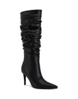 Maia Crinkled Knee High Boot