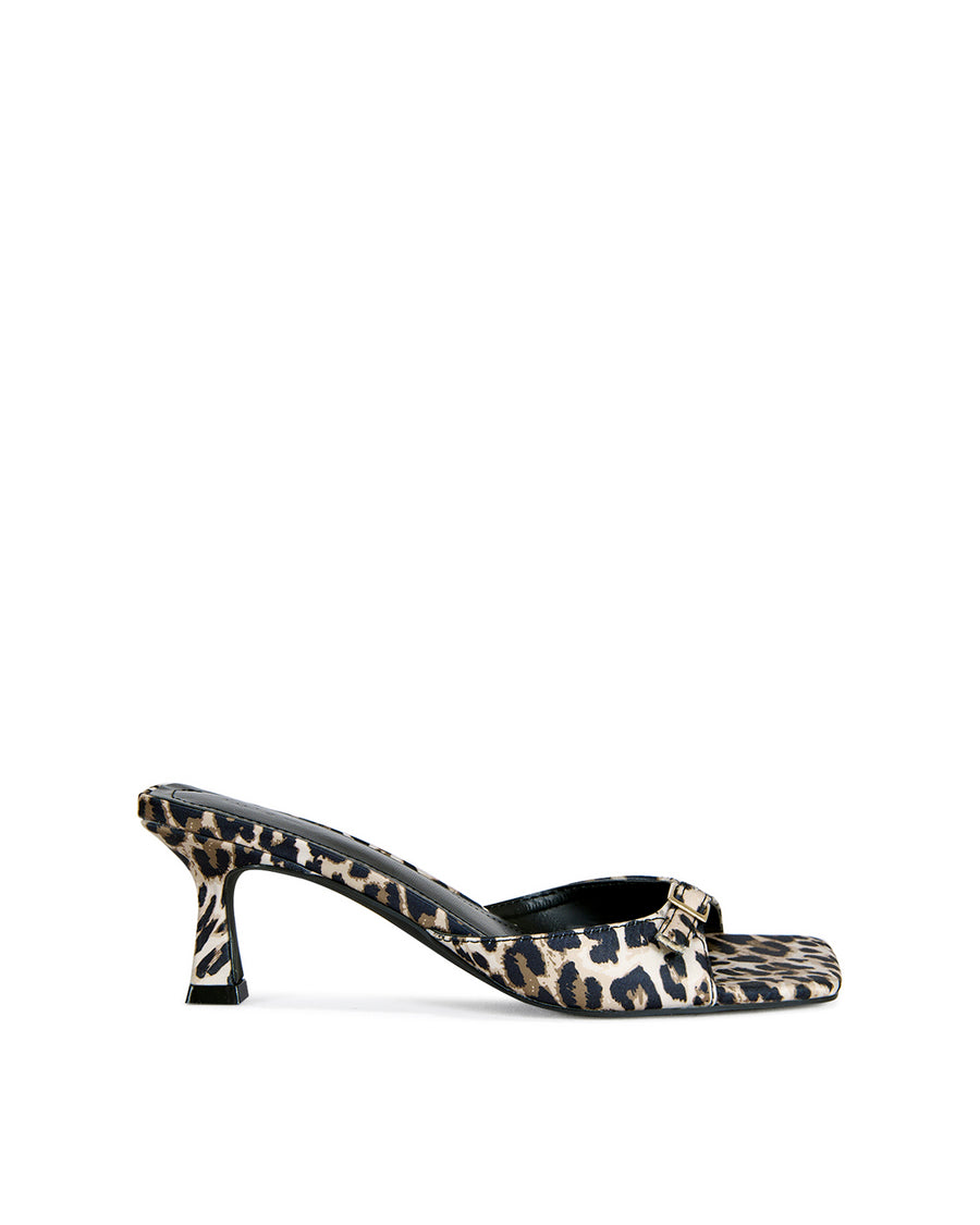 Ava Kitten Heel Mule