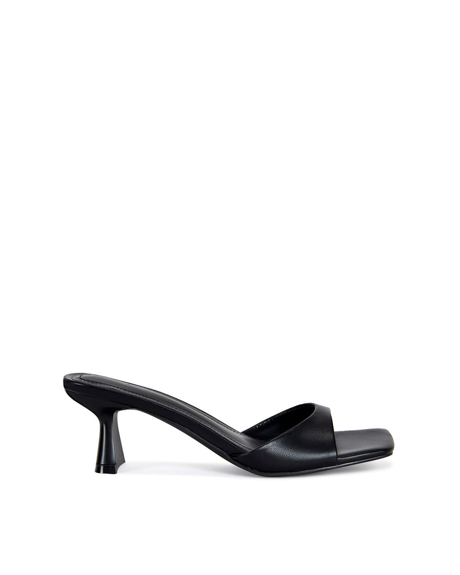 Hailey Kitten Heel Mule