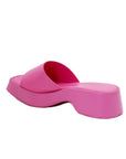 Lulamax Lydia Platform Sandal - Chunky Padded Sole, Versatile Design - Pink