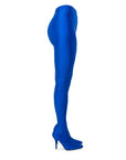 Lulamax Viola Pant Long Boot - Innovative Stretch Spandex - Blue