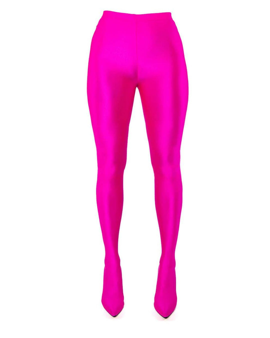 Lulamax Viola Pant Long Boot - Innovative Stretch Spandex - Fuchsia